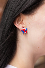 Load image into Gallery viewer, Liberty Star Studs - Red, White & Blue