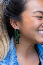 Load image into Gallery viewer, Brooklyn Earrings - Forest Green