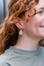 Load image into Gallery viewer, Leah Earrings - Seafoam & Rust