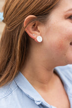Load image into Gallery viewer, Sophie Studs - Breezy White
