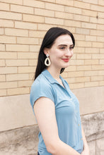 Load image into Gallery viewer, Malia Earrings - Light Rattan