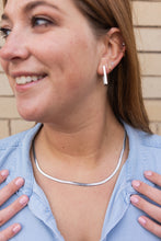 Load image into Gallery viewer, Luxe Silver Herringbone Chain - 20"