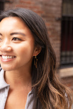 Load image into Gallery viewer, Luxe Star Hoops - Gold