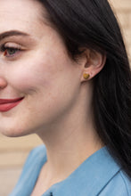 Load image into Gallery viewer, Luxe Heart Studs - Gold