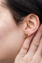 Load image into Gallery viewer, Luxe Heart Studs - Gold