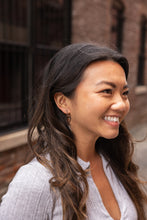 Load image into Gallery viewer, Luxe Star Hoops - Silver