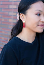 Load image into Gallery viewer, Mia Mini Earrings - Red Glitter