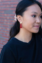 Load image into Gallery viewer, Mia Mini Earrings - Red Glitter