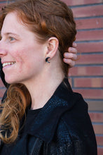 Load image into Gallery viewer, Moon Studs - Black