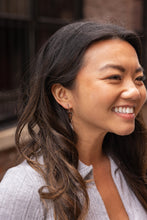 Load image into Gallery viewer, Luxe Star Hoops - Silver