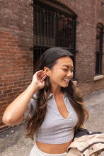 Load image into Gallery viewer, Luxe Star Hoops - Silver