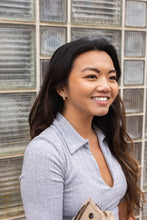 Load image into Gallery viewer, Cross Studs - Gold Glitter