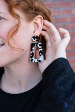 Load image into Gallery viewer, Avery Earrings - Black & White