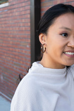 Load image into Gallery viewer, Camy Hoops - Cheetah