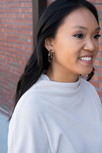 Load image into Gallery viewer, Camy Hoops - Cheetah