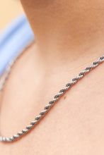 Load image into Gallery viewer, Luxe Silver Rope Chain - 18"