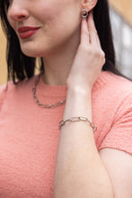 Load image into Gallery viewer, Luxe Silver Chunky Paper Clip Bracelet