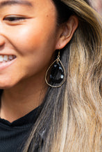 Load image into Gallery viewer, Savannah Earrings - Onyx Black