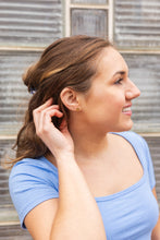 Load image into Gallery viewer, Luxe Flower Studs - Gold