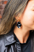Load image into Gallery viewer, Natalia Earrings - Onyx Black