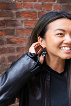 Load image into Gallery viewer, Natalia Earrings - Onyx Black