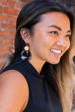 Load image into Gallery viewer, Zoey Earrings - Midnight Opal