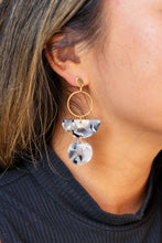 Load image into Gallery viewer, Wren Earrings - Ivory & Slate