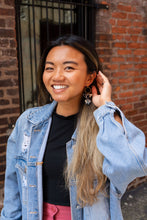 Load image into Gallery viewer, Wren Earrings - Camo