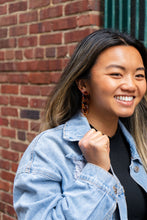 Load image into Gallery viewer, Brooklyn Earrings - Amber