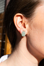 Load image into Gallery viewer, Easter Egg Studs - Pastel Green Glitter