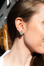 Load image into Gallery viewer, Easter Egg Studs - Pastel Green Glitter