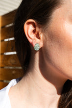 Load image into Gallery viewer, Easter Egg Studs - Pastel Green Glitter