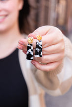 Load image into Gallery viewer, Mia Mini Earrings - Black & White