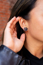 Load image into Gallery viewer, Spider Web Studs - Black