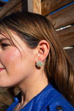 Load image into Gallery viewer, Seashell Studs - Seafoam Pearl