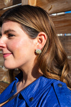 Load image into Gallery viewer, Seashell Studs - Seafoam Pearl