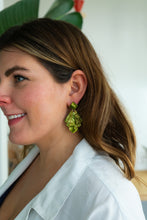 Load image into Gallery viewer, Estelle Earrings - Olive