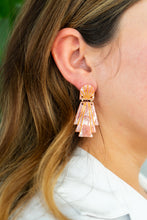Load image into Gallery viewer, Lucille Earrings - Rose Quartz