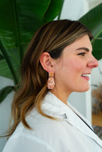 Load image into Gallery viewer, Lucille Earrings - Rose Quartz