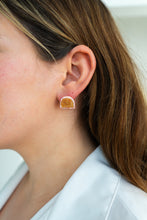 Load image into Gallery viewer, Betty Studs - Rose Quartz