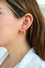 Load image into Gallery viewer, Betty Studs - Rose Quartz