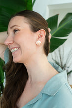 Load image into Gallery viewer, Seashell Studs - Pink Pearl