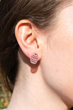 Load image into Gallery viewer, Easter Egg Studs - Pastel Pink Glitter