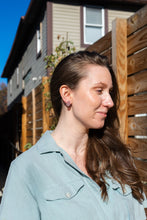 Load image into Gallery viewer, Easter Egg Studs - Pastel Pink Glitter