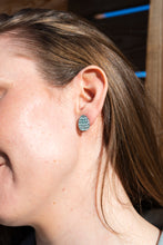 Load image into Gallery viewer, Easter Egg Studs - Pastel Blue Glitter