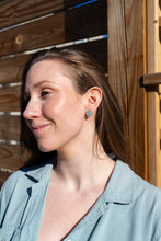 Load image into Gallery viewer, Easter Egg Studs - Pastel Blue Glitter