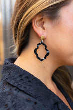 Load image into Gallery viewer, Talia Earrings - Onyx Black