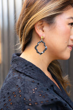 Load image into Gallery viewer, Talia Earrings - Onyx Black