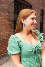 Load image into Gallery viewer, Posey Hoops - Sea Green