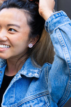 Load image into Gallery viewer, Glitter Baseball Studs